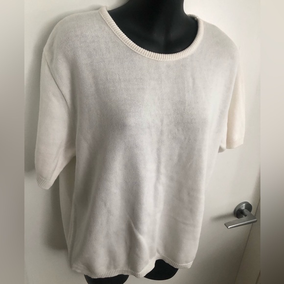 3/$25 PIERRE CARDIN L (12-14 Fit) cotton knit style top - Picture 5 of 10